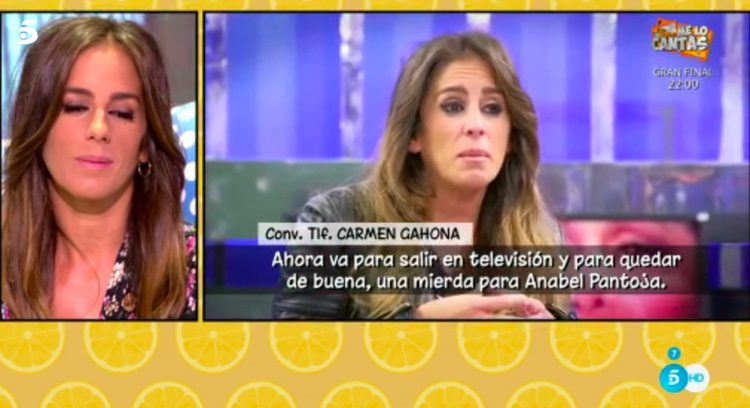Carmen Gahona critica a Anabel Pantoja en 'Sálvame'