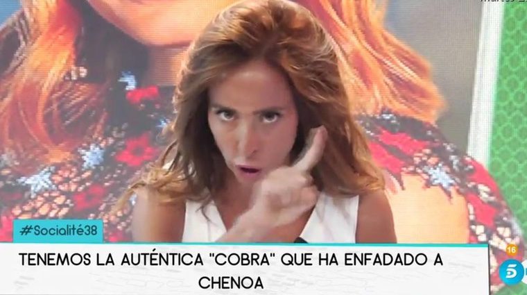 María Patiño ataca Chenoa/ Fuente: telecinco.es