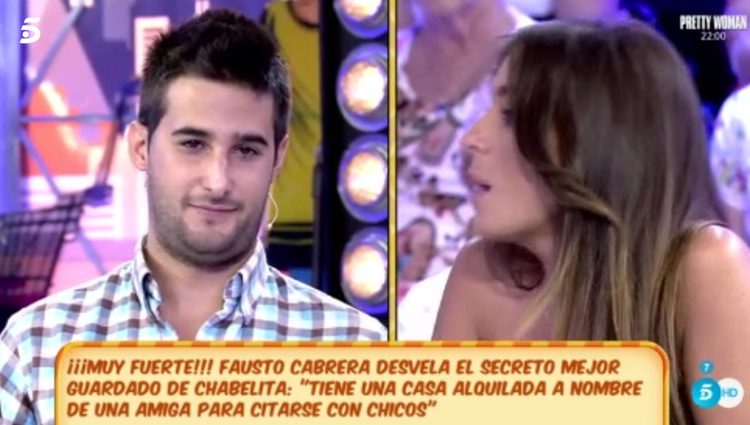 Anabel Pantoja se enfrenta a Fausto/ Fuente: telecinco.es