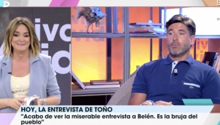 Toño Sanchís hablando en 'Viva la vida' / Foto: telecinco.es