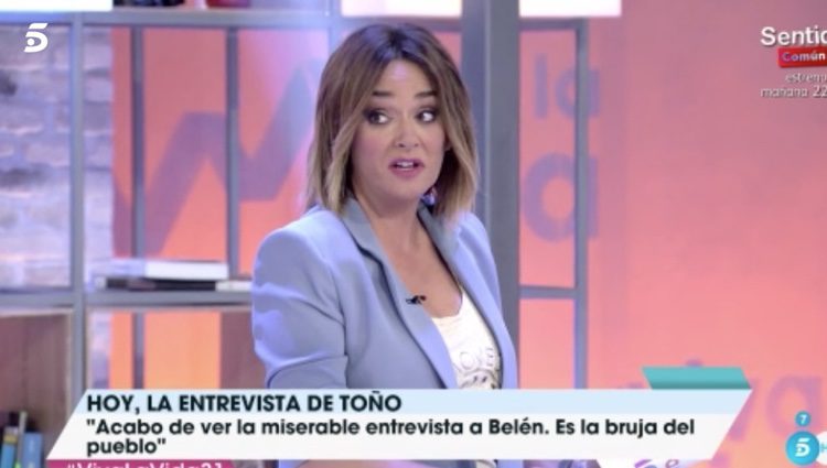 Toñi Moreno en 'Viva la vida' / Foto: telecinco.es
