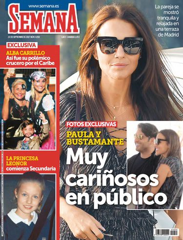 Paula Echevarría y David Bustamante de terraceo en la portada de Semana