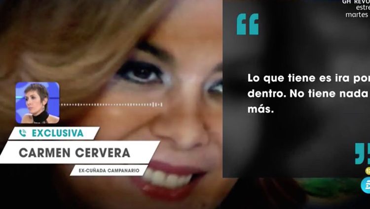 Carmen Cervera hablando en 'Viva la vida' / Foto: telecinco.es