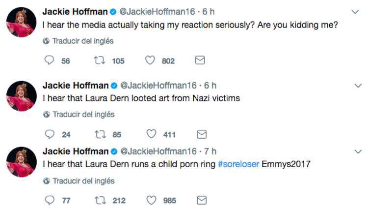 Los tuits de Jackie Hoffman