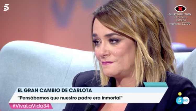 Toñi Moreno no pudo evitar las lágrimas / Telecinco.es