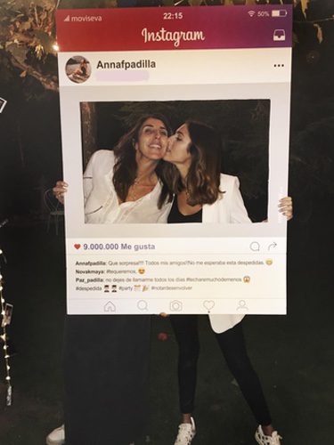 Paz Padilla y Anna Ferrer en el photocall. Fuente: Instagram @paz_padilla