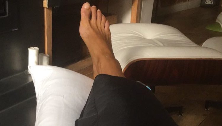 La foto de la pierna de Sandra Barneda / Instagram