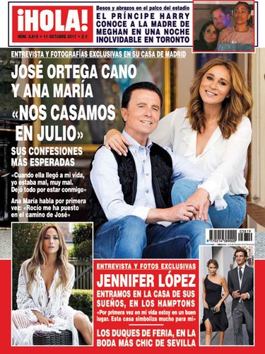 José Ortega Cano y Ana María Aldón en la portada de HOLA