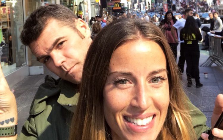 Fonsi Nieto y Marta Castro, muy felices en Nueva York durante su luna de miel