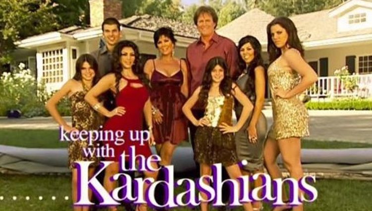 La cabecera de la primera temporada de 'Keeping Up With the Kardashians'