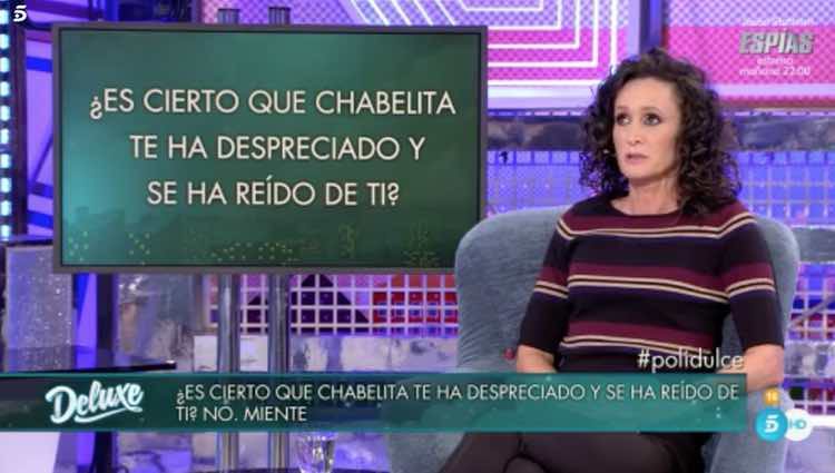 Dulce protege a 'su niña' Chabelita / Telecinco.es