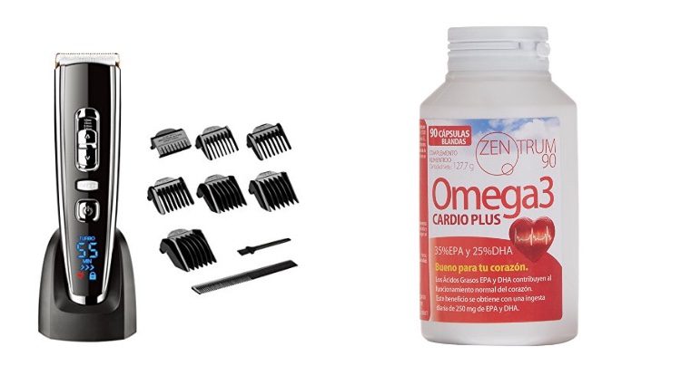 Cortapelos y cápsulas de omega 3