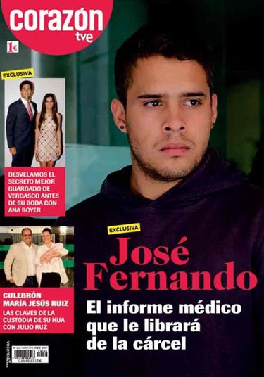 José Fernando en la portada de Corazón