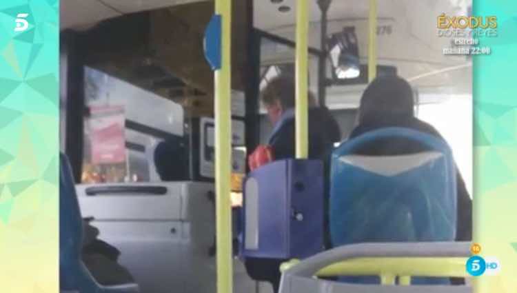 Bigote Arrocet dentro del autobús / Telecinco.es