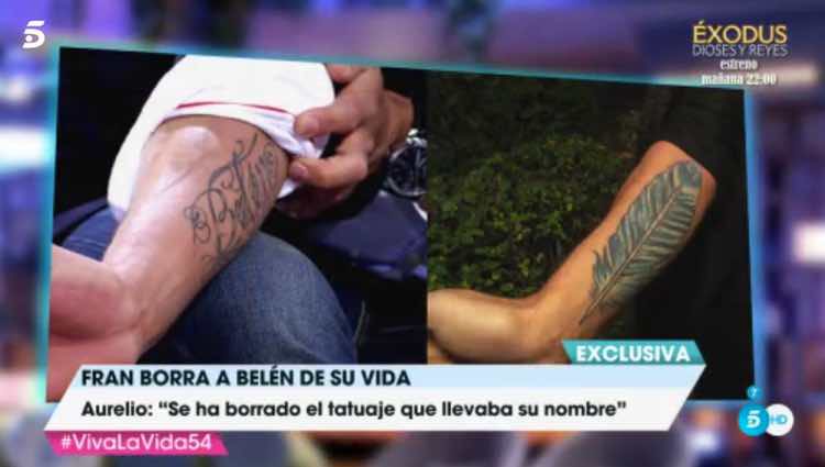 Así es el nuevo tatuaje de Fran Álvarez / Telecinco.es