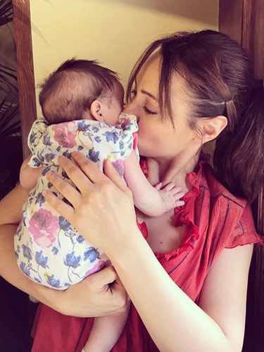 Natalia Verbeke con su hija Chiara / Instagram