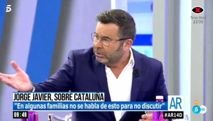 Jorge Javier Vázquez confesando que rompió con su novio por una discusión / Telecinco.es