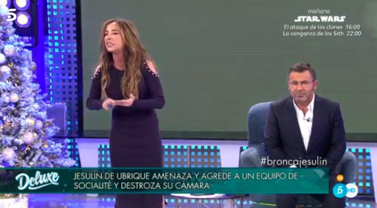 María Patiño, desquiciada por los ataques de Diego Arrabal
