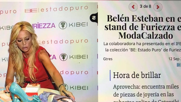 Belén Esteban comparte una foto de Bekia para demostrar que trabaja / Instagram