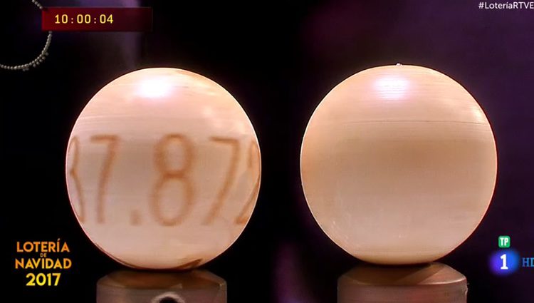 37872, uno de los quintos premios de la Lotería de Navidad/ Fuente: RTVE