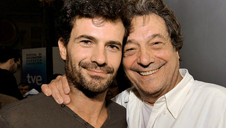 El actor Rodolfo Sancho y su padre Sancho Gracia