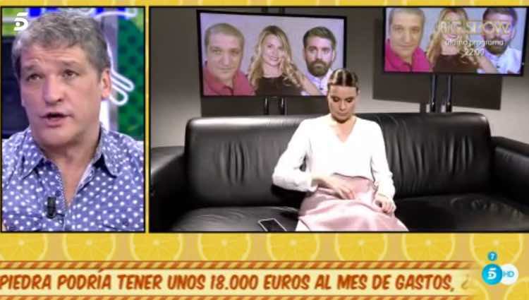 Gustavo González defendiendo a María Lapiedra / Telecinco.es