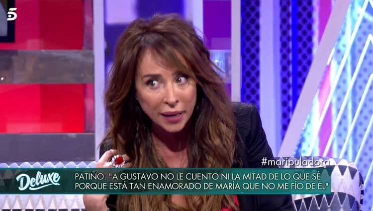 María Patiño confiesa que no le cuenta todo a Gustavo González / Telecinco.es