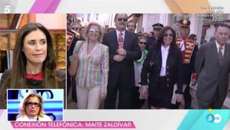 Mayte Zaldívar, conexión telefónica en 'Viva la vida' Fuente: Telecinco