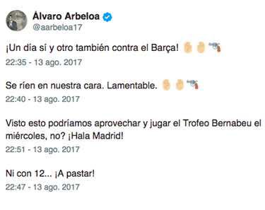 Los tuits de la Supercopa de España 2017