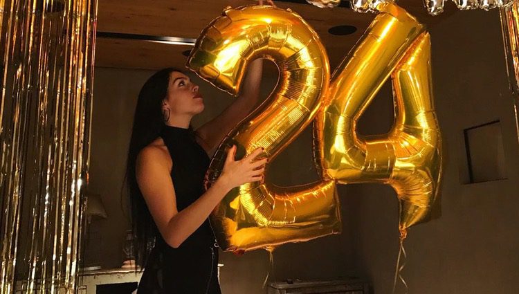Georgina Rodríguez decorando su fiesta de cumpleaños/Foto: Instagram