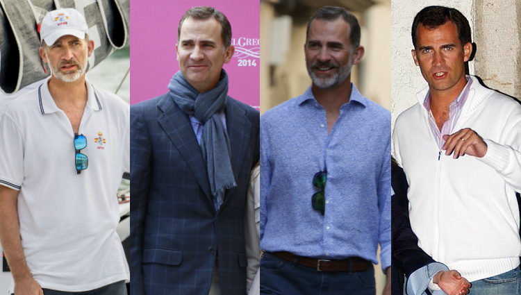 El Rey Felipe VI con looks más informales y deportivos