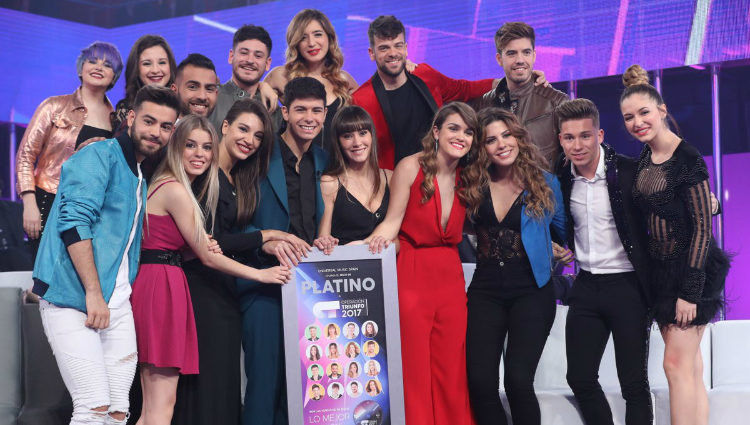 Los concursantes de 'OT 2017' reciben el disco de platino | RTVE.es