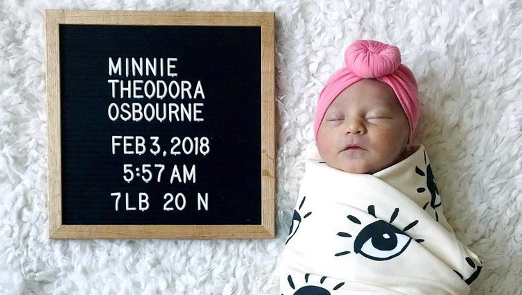 Jack Osbourne da la bienvenida a su hija Minnie/ Instagram: Jack Osbourne