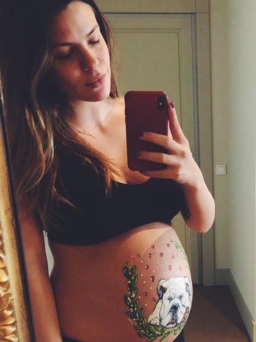 El body painting de Laura Matamoros en su Instagram @_lmflores