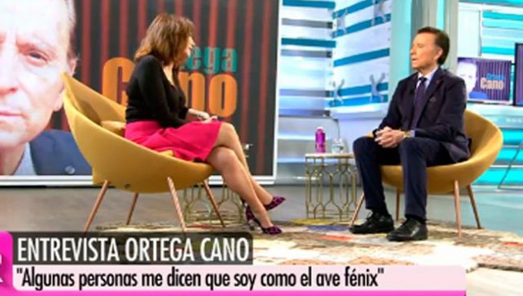 José Ortega Cano en su entrevista con Ana Rosa/Foto: Telecinco