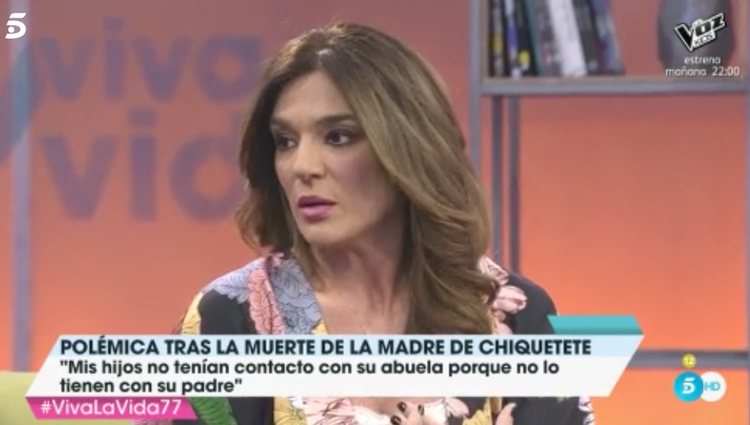 Raquel Bollo, en sus declaraciones al programa de Toñi Moreno
