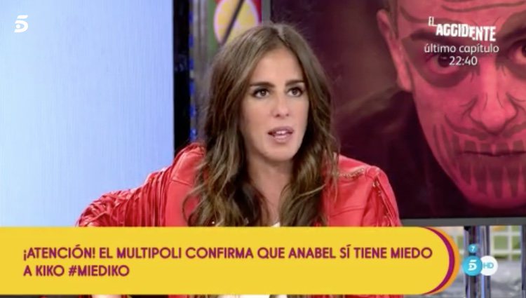 Anabel Pantoja en 'Sálvame'. Fuente: telecinco.es