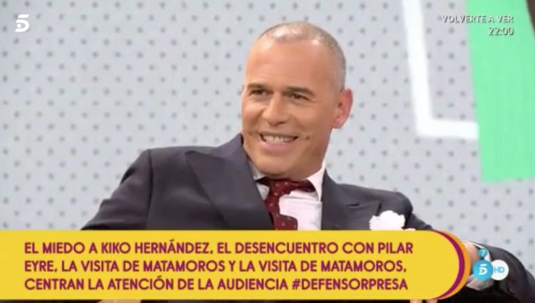 Carlos Lozano en 'Sálvame'. Fuente: Telecinco.es