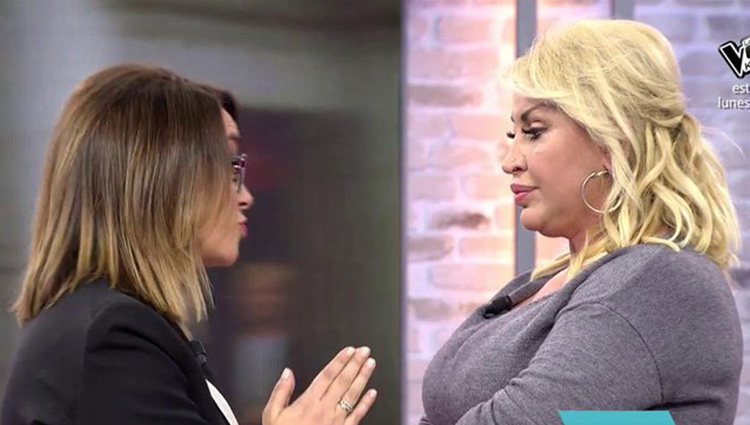 Toñi Moreno regaña a una firme Raquel Mosquera en 'Viva la vida' | Foto: Telecinco.es