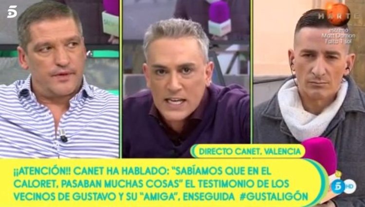 Kiko Hernández desvelando el bombazo/ Fuente: telecinco.es