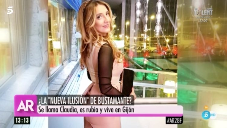 Claudia, la supuesta nueva novia de Bustamante | Foto: Telecinco