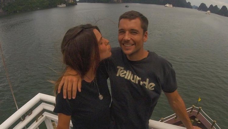 Benji Aparicio y Laura Matamoros en uno de sus románticos viajes / Foto: Instagram