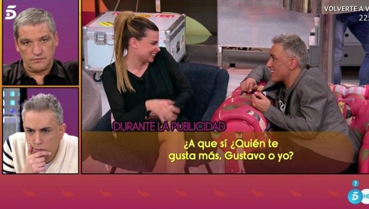 Gustavo González se enfrenta al tonteo entre María Lapiedra y Kiko Hernández/Foto: Telecinco