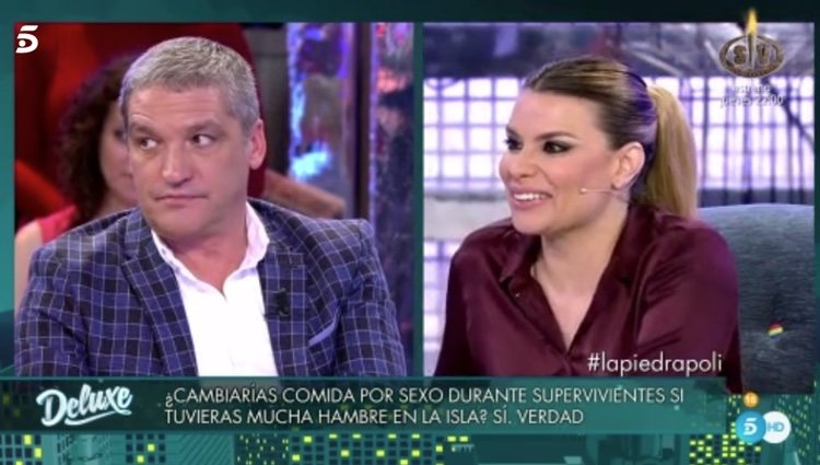 Gustavo González no daba crédito ante la respuesta de María Lapiedra | Foto: Telecinco