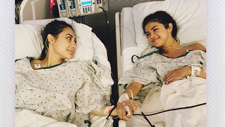 Francia Raisa y Selena Gomez despues del trasplante de riñón / Fuente: Instagram