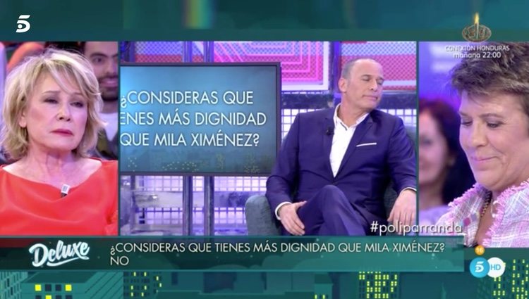 Jorge Javier Vázquez acabó disculpándose, admitiendo que la dirección del programa no debería haber hecho esa pregunta | Foto: Telecinco