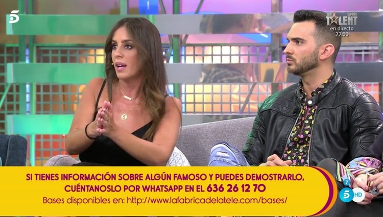 Anabel Pantoja y Suso en 'Sálvame' | Foto: Telecinco.es