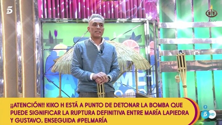 Kiko Hernández lo cuenta todo en 'Sálvame'/Foto: Telecinco