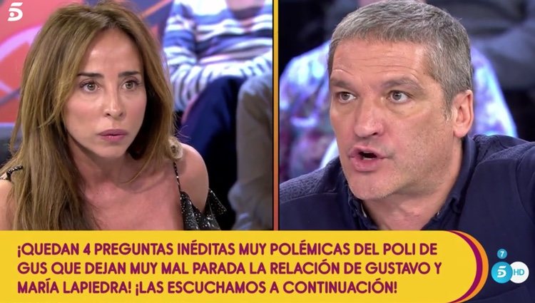 María Patiño ha sido muy crítica con Gustavo González por su actitud ante sus compañeros