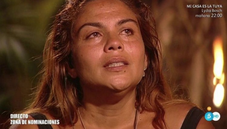 Saray, muy arrepentida, rompió a llorar cuando conoció la decisión del programa | Foto: Telecinco